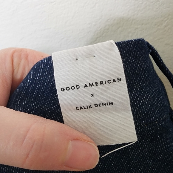 Good American Calik Denim Always Fits Classic Bootcut Jeans 6-12 NWT - Picture 9 of 9